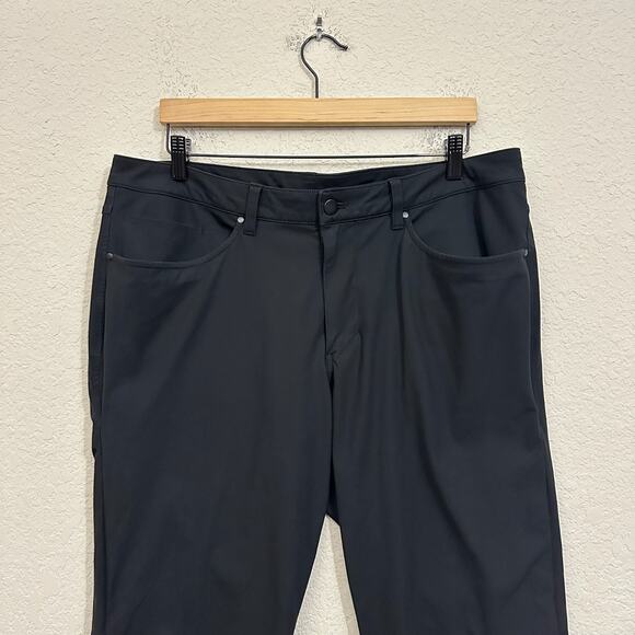 LULULEMON ABC Pants Black Slim Fit Stretch 5-Pocket Performance Golf - Picture 3 of 14